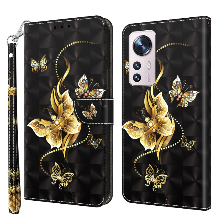 3D Painted Pattern Leather Phone Case