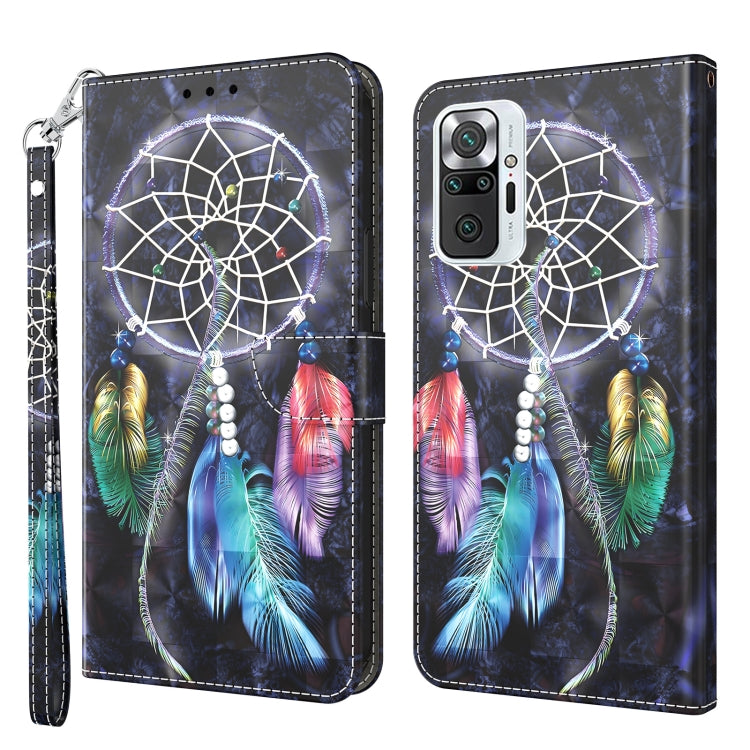 3D Painted Pattern Leather Phone Case