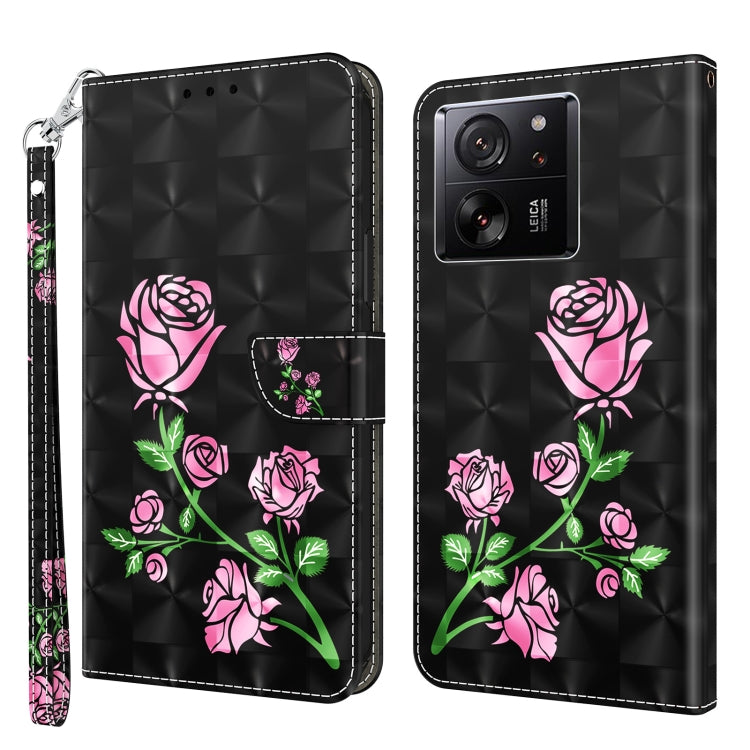 3D Painted Pattern Leather Phone Case