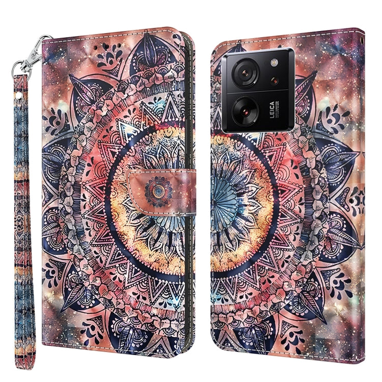 3D Painted Pattern Leather Phone Case