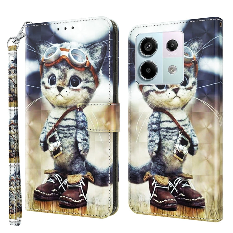 3D Painted Pattern Leather Phone Case