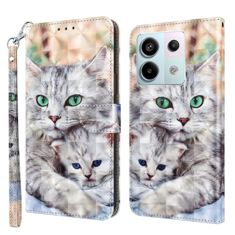 3D Painted Pattern Leather Phone Case