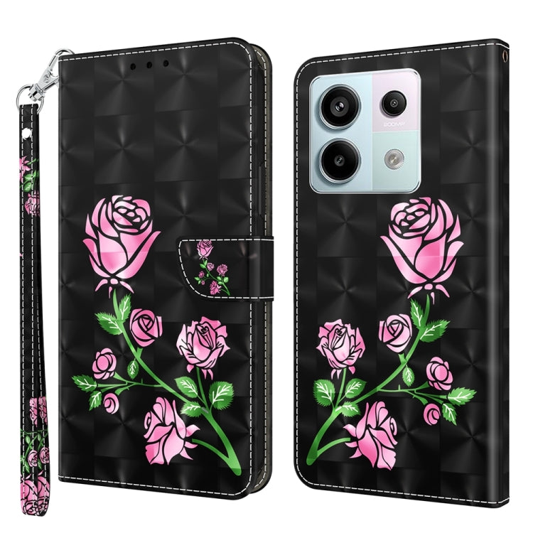 3D Painted Pattern Leather Phone Case