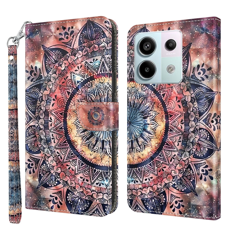 3D Painted Pattern Leather Phone Case
