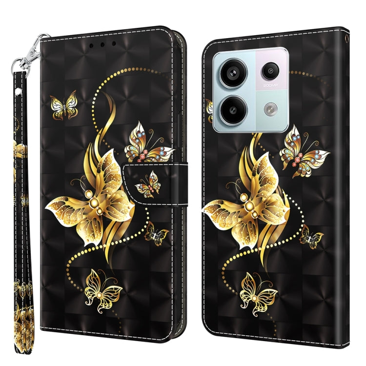 3D Painted Pattern Leather Phone Case