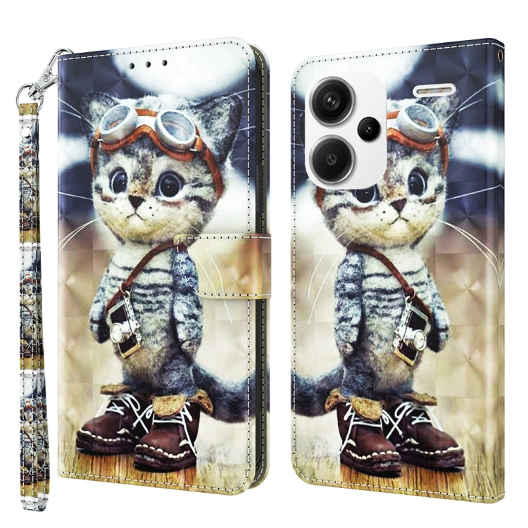 3D Painted Pattern Leather Phone Case