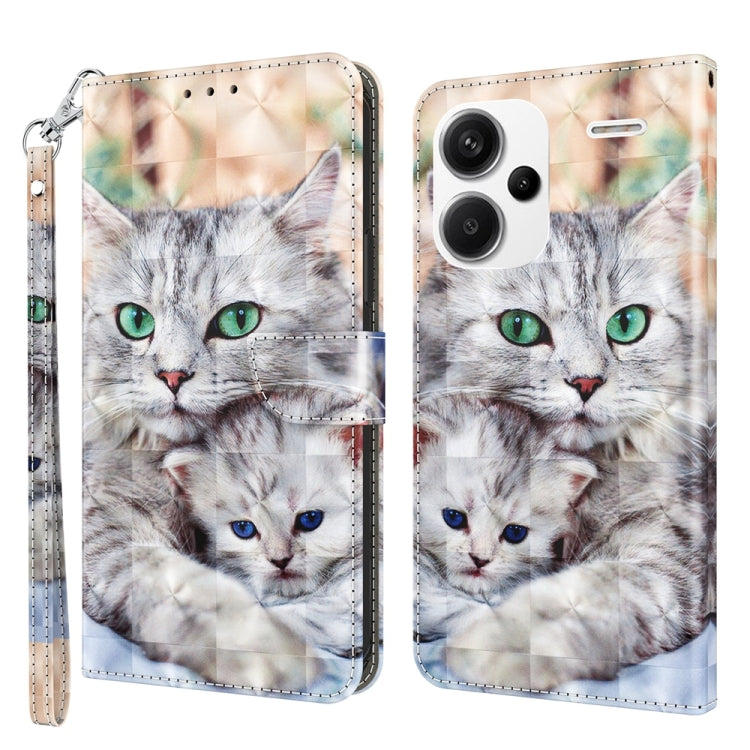 3D Painted Pattern Leather Phone Case