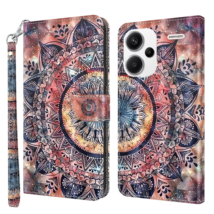 3D Painted Pattern Leather Phone Case