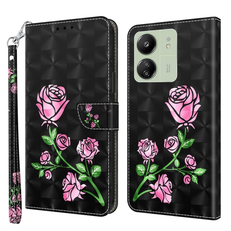 3D Painted Pattern Leather Phone Case
