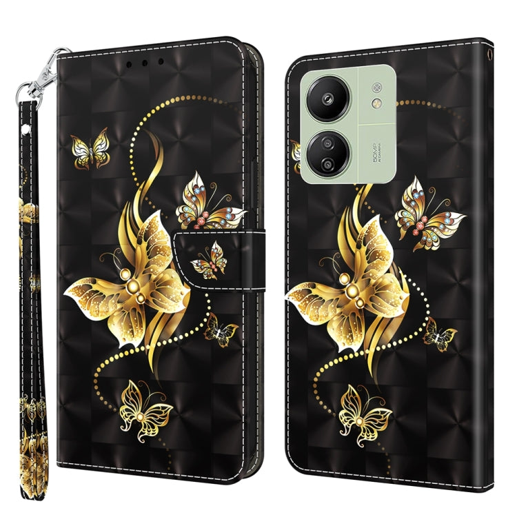 3D Painted Pattern Leather Phone Case