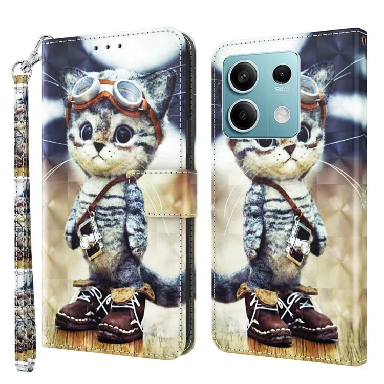 3D Painted Pattern Leather Phone Case