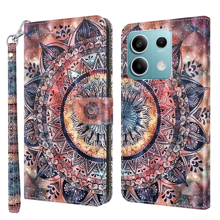 3D Painted Pattern Leather Phone Case