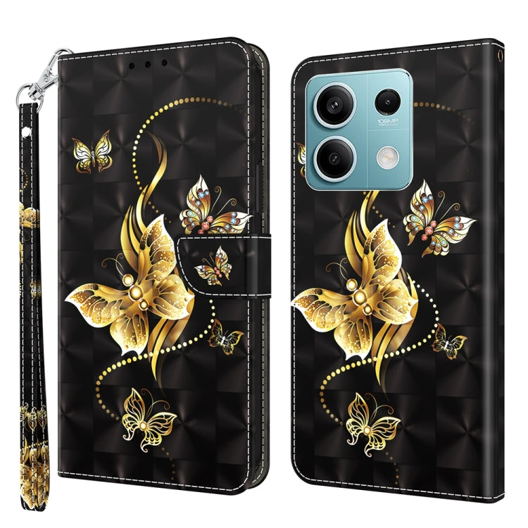3D Painted Pattern Leather Phone Case