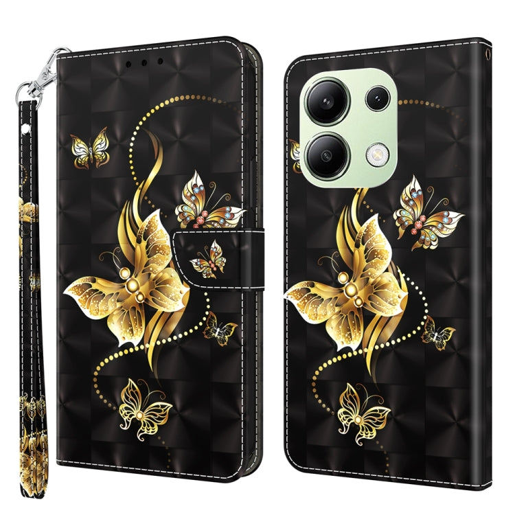 3D Painted Pattern Leather Phone Case