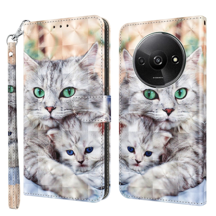 3D Painted Pattern Leather Phone Case