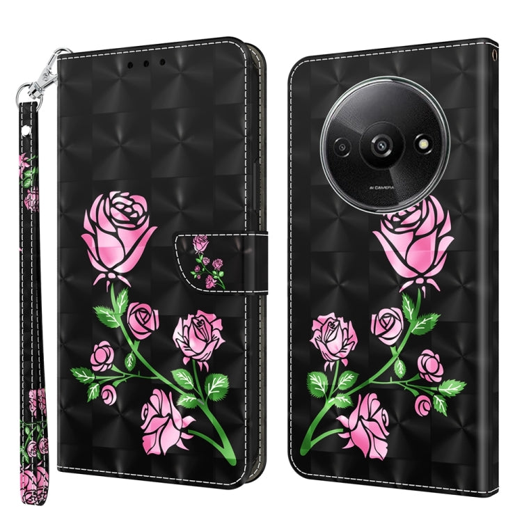 3D Painted Pattern Leather Phone Case