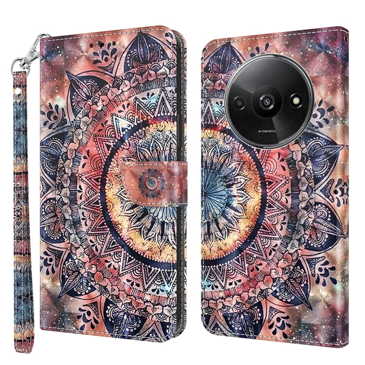 3D Painted Pattern Leather Phone Case