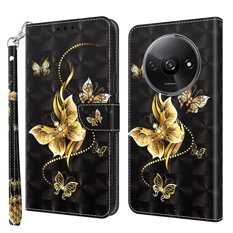 3D Painted Pattern Leather Phone Case