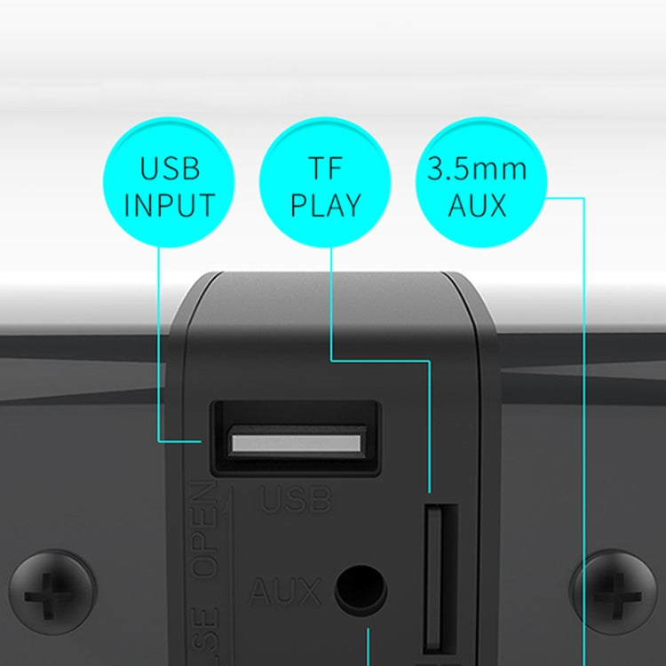 BS-36 20W Multi-Function 3D Stereo Surround Bluetooth Speaker Subwoofer Soundbar, BS-36