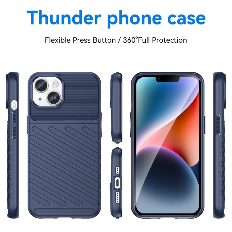 Coque antichoc Thunderbolt en TPU pour iPhone 15, iPhone 15 Plus, iPhone 15 Pro, iPhone 15 Pro Max