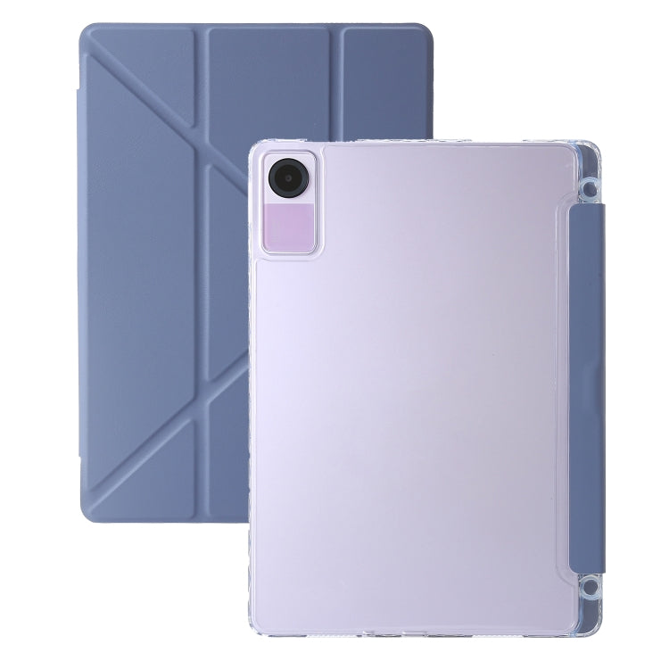 Clear Acrylic Deformation Leather Tablet Case, For Xiaomi Pad 6, For Xiaomi Redmi Pad SE, For Xiaomi Pad 6 Pro