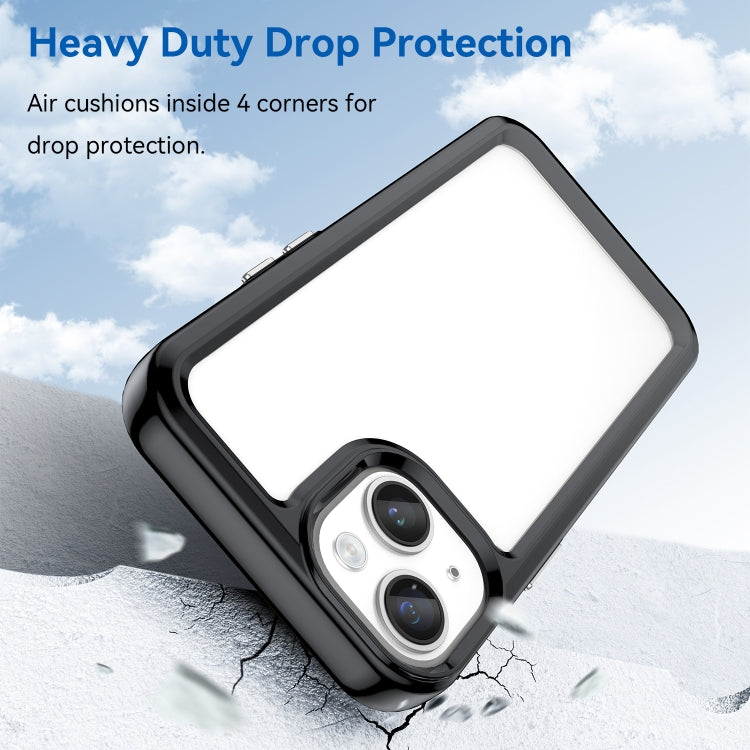 Colorful Series Acrylic + TPU Phone Case, For iPhone 15