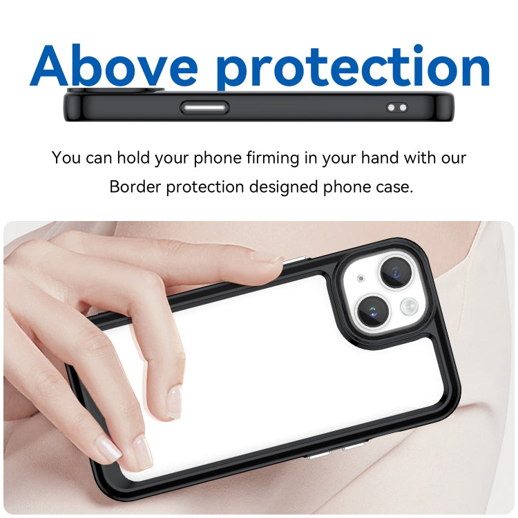 Colorful Series Acrylic + TPU Phone Case, For iPhone 15