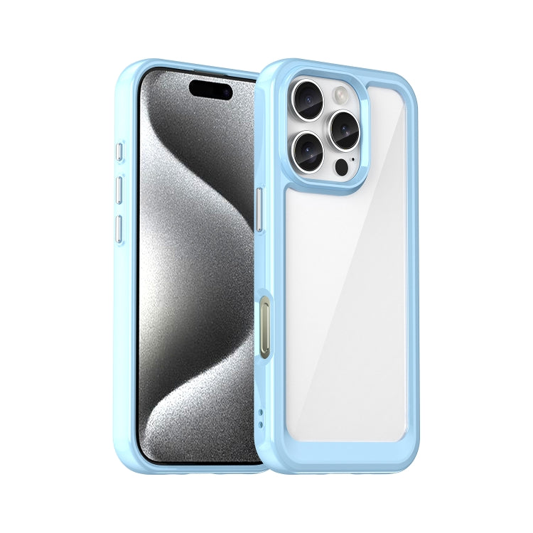 Colorful Series Acrylic + TPU Phone Case, For iPhone 16 Pro Max, For iPhone 16 Pro, For iPhone 16 Plus, For iPhone 16