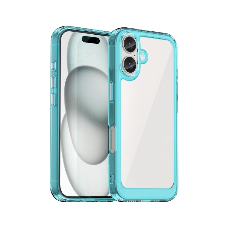 Colorful Series Acrylic + TPU Phone Case, For iPhone 16 Pro Max, For iPhone 16 Pro, For iPhone 16 Plus, For iPhone 16