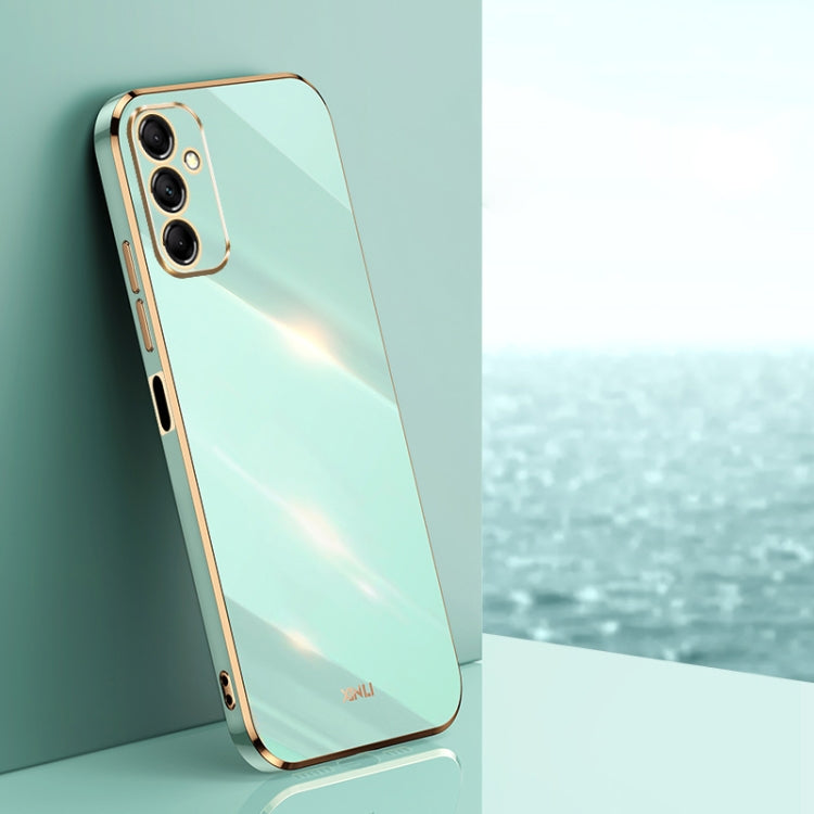 XINLI Straight Edge 6D Electroplate TPU Phone Case