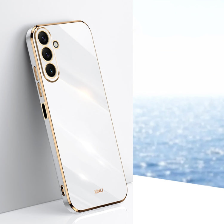 XINLI Straight Edge 6D Electroplate TPU Phone Case