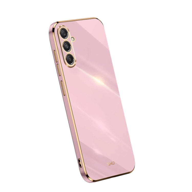 XINLI Straight Edge 6D Electroplate TPU Phone Case