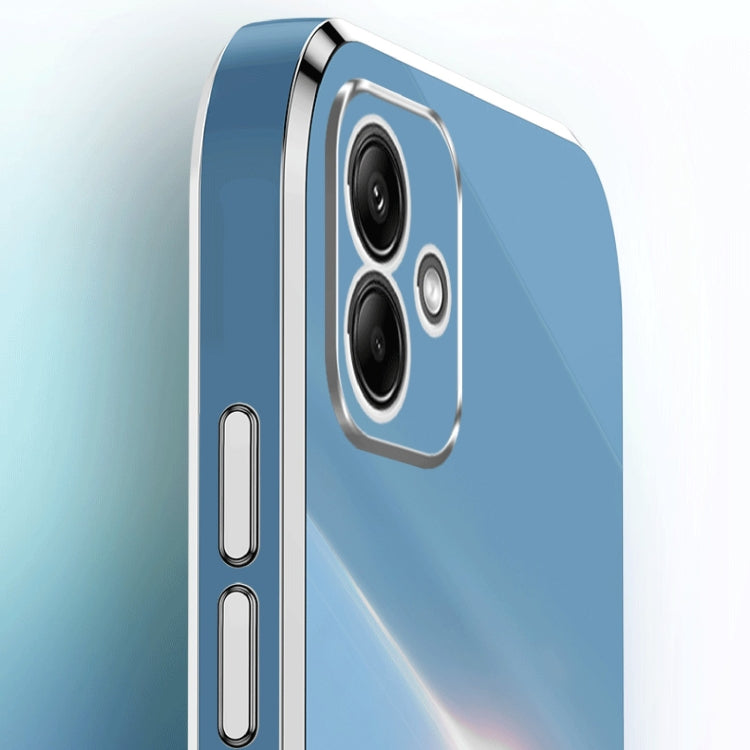 XINLI Straight Edge 6D Electroplate TPU Phone Case