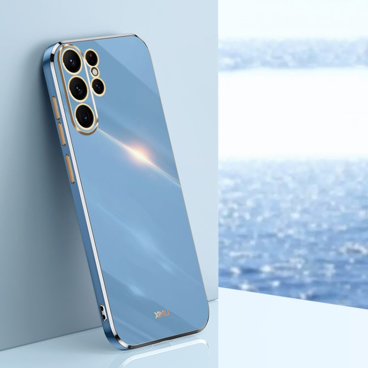 XINLI Straight Edge 6D Electroplate TPU Phone Case