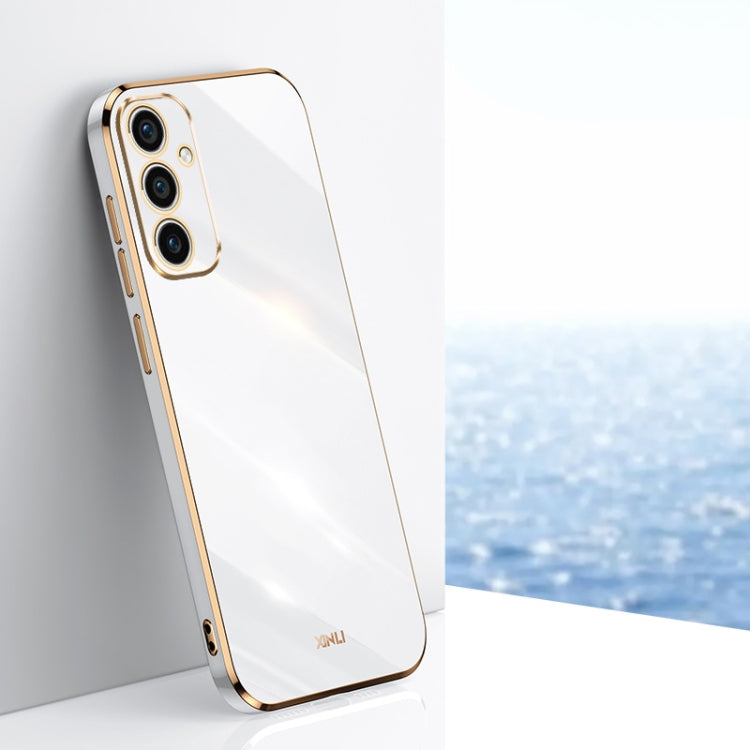 XINLI Straight Edge 6D Electroplate TPU Phone Case