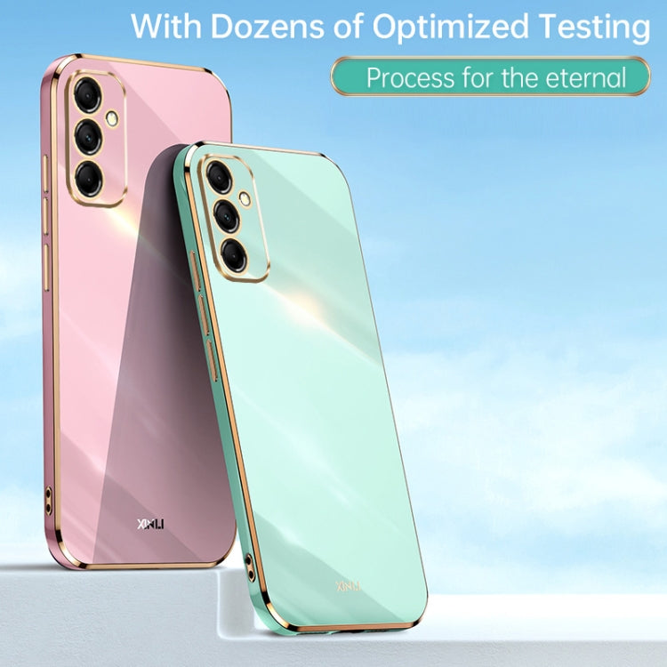 XINLI Straight Edge 6D Electroplate TPU Phone Case