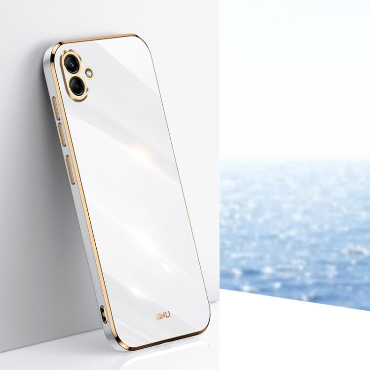 XINLI Straight Edge 6D Electroplate TPU Phone Case