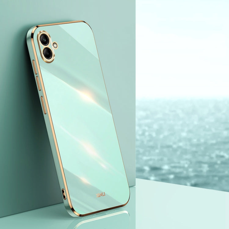 XINLI Straight Edge 6D Electroplate TPU Phone Case