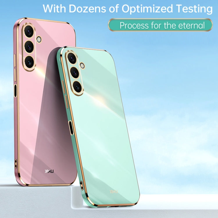 XINLI Straight Edge 6D Electroplate TPU Phone Case