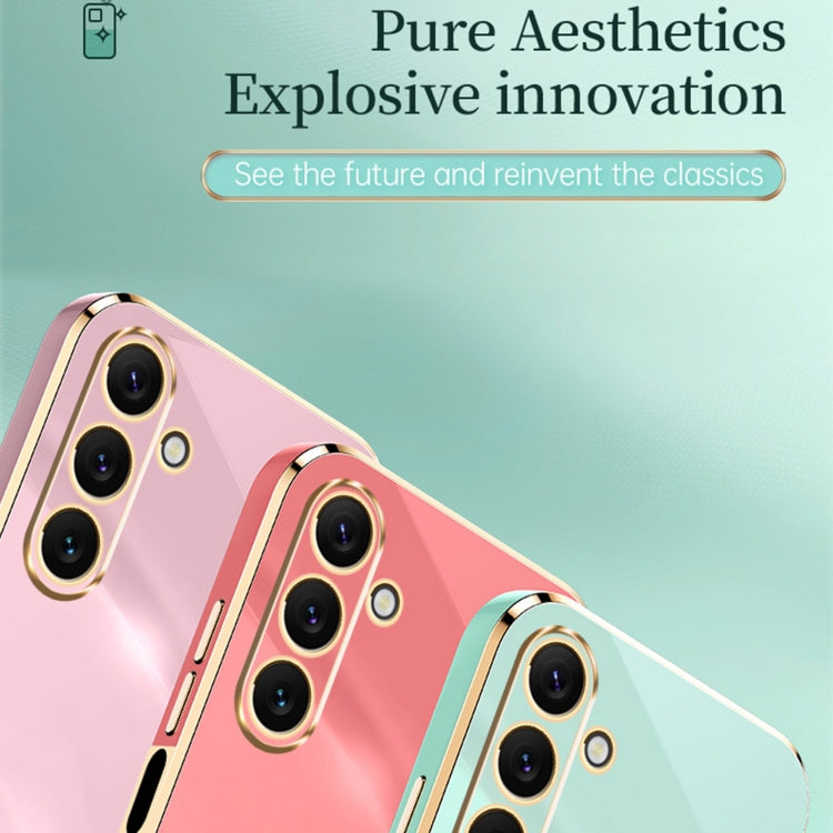 XINLI Straight Edge 6D Electroplate TPU Phone Case