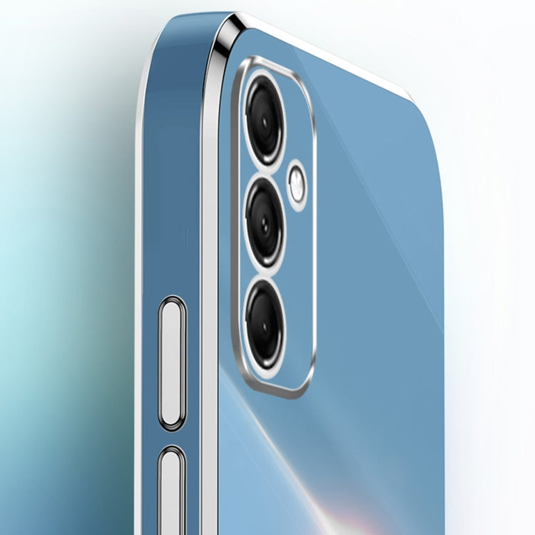 Coque XINLI Straight Edge 6D en TPU galvanisé avec anneau de support, pour Samsung Galaxy A15, A55, A35 5G et S24 Ultra 5G