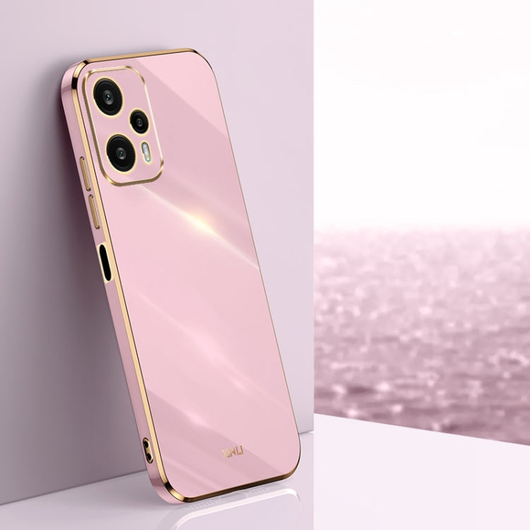 XINLI Straight Edge 6D Electroplate TPU Phone Case, For Xiaomi Redmi Note 12 Pro 4G, For Xiaomi Redmi Note 12 Turbo, For Xiaomi Civi 3 5G