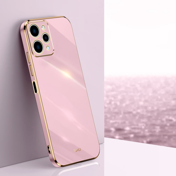 XINLI Straight Edge 6D Electroplate TPU Phone Case, For Xiaomi Redmi K70, For Xiaomi Redmi 12 4G, For Xiaomi Redmi Note 12S 4G