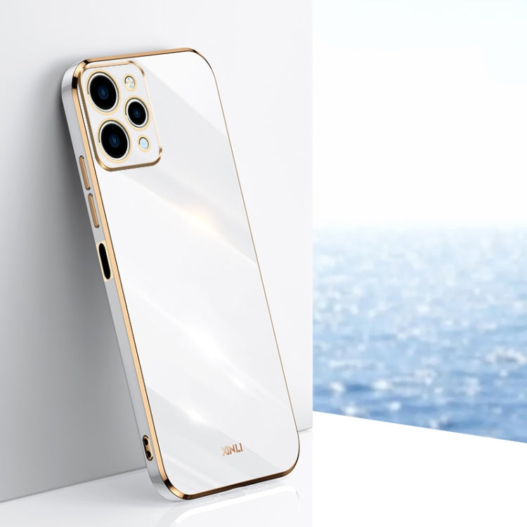 XINLI Straight Edge 6D Electroplate TPU Phone Case, For Xiaomi Redmi K70, For Xiaomi Redmi 12 4G, For Xiaomi Redmi Note 12S 4G