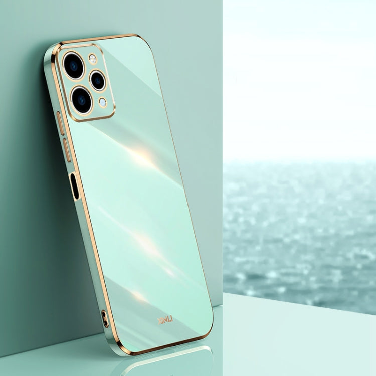 XINLI Straight Edge 6D Electroplate TPU Phone Case, For Xiaomi Redmi K70, For Xiaomi Redmi 12 4G, For Xiaomi Redmi Note 12S 4G