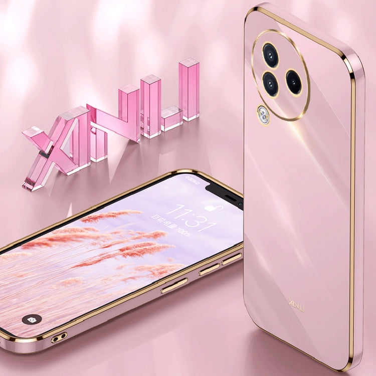 XINLI Straight Edge 6D Electroplate TPU Phone Case, For Xiaomi Civi 3 5G, For Xiaomi Poco C55 4G, For Xiaomi Redmi Note 12 5G Global