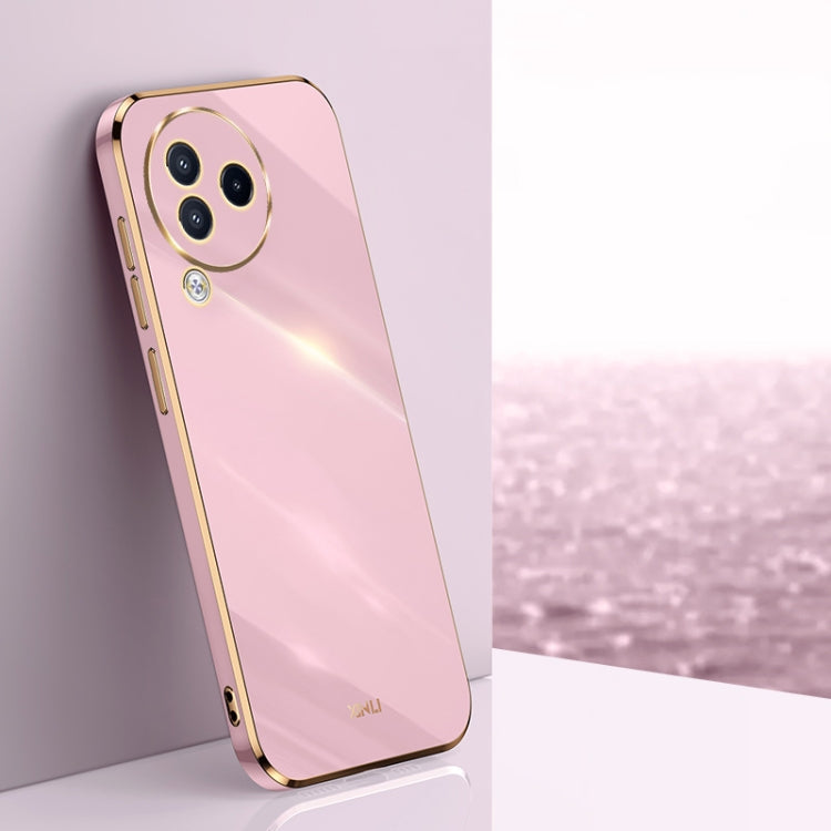 XINLI Straight Edge 6D Electroplate TPU Phone Case