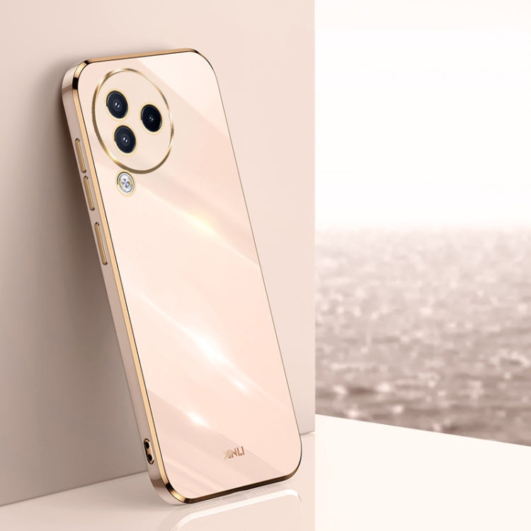 XINLI Straight Edge 6D Electroplate TPU Phone Case