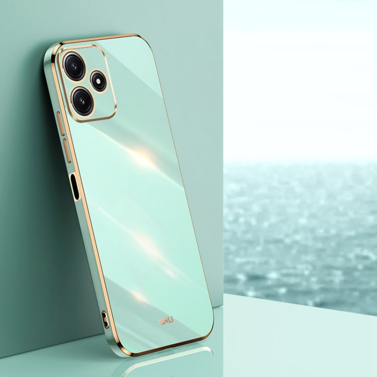 XINLI Straight Edge 6D Electroplate TPU Phone Case
