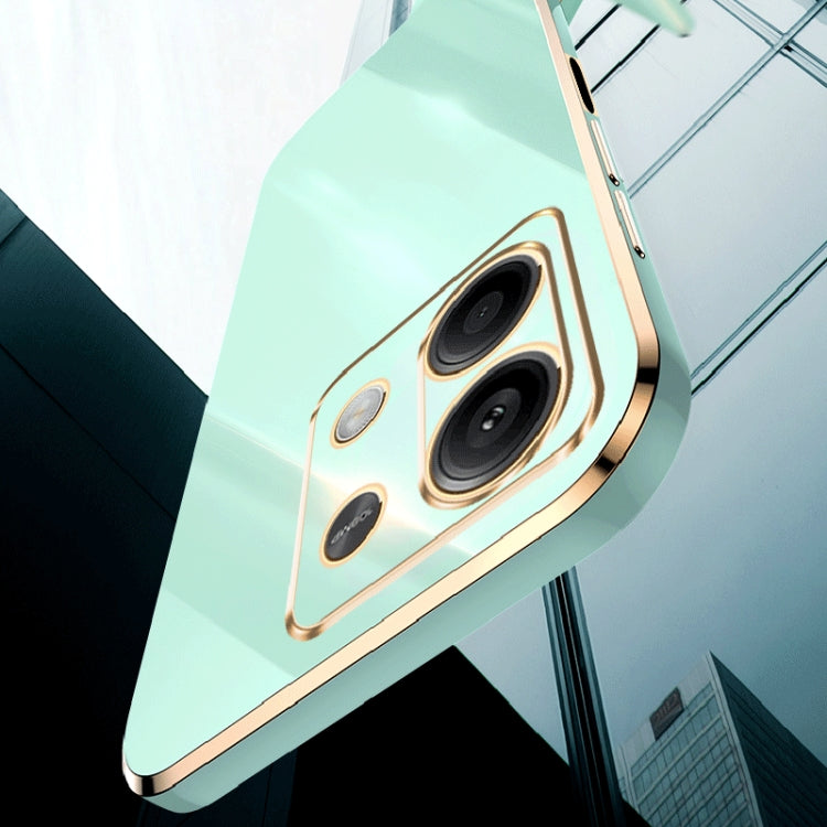 XINLI Straight Edge 6D Electroplate TPU Phone Case, For Xiaomi Redmi Note 13 5G, For Xiaomi Redmi 13C 4G, For Xiaomi Redmi Note 13 Pro+